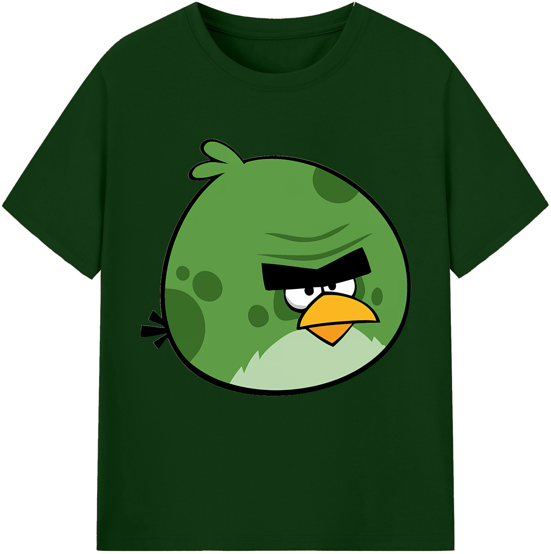 （画像用） Angry Birds アングリーバード 綿100％半袖Tシャツ（フロントプリント）